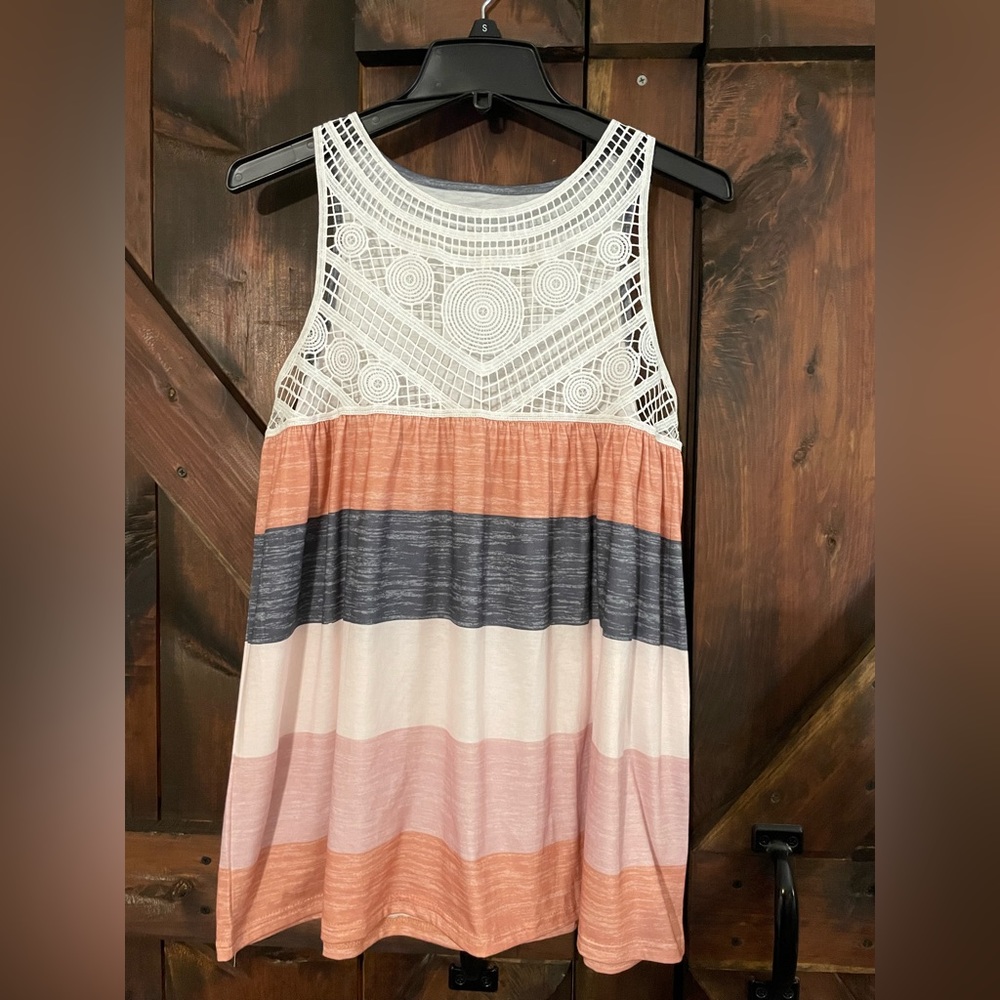 Color block tank